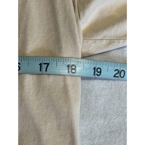 Pendleton Graphic Logo TShirt Women's Crew Neck Size L Tan Cotton‎ Casual - Image 6