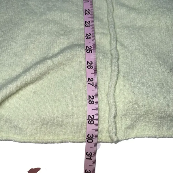 Free People Oversized Open Knit Cardigan Sweater Mint Green Size M/L OB1039497 - Image 8