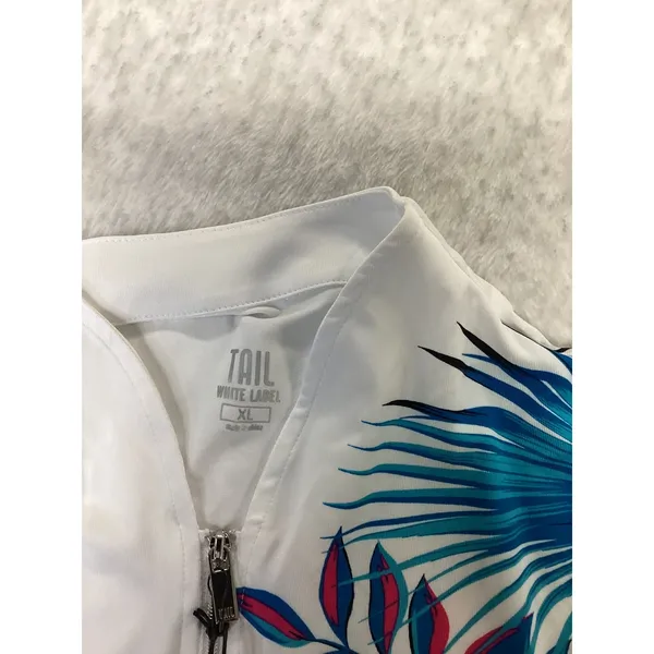 Tail White Label Harmony Palm Sleeveless Golf Top UPF 50 XL GJ8210-U176 New - Image 4