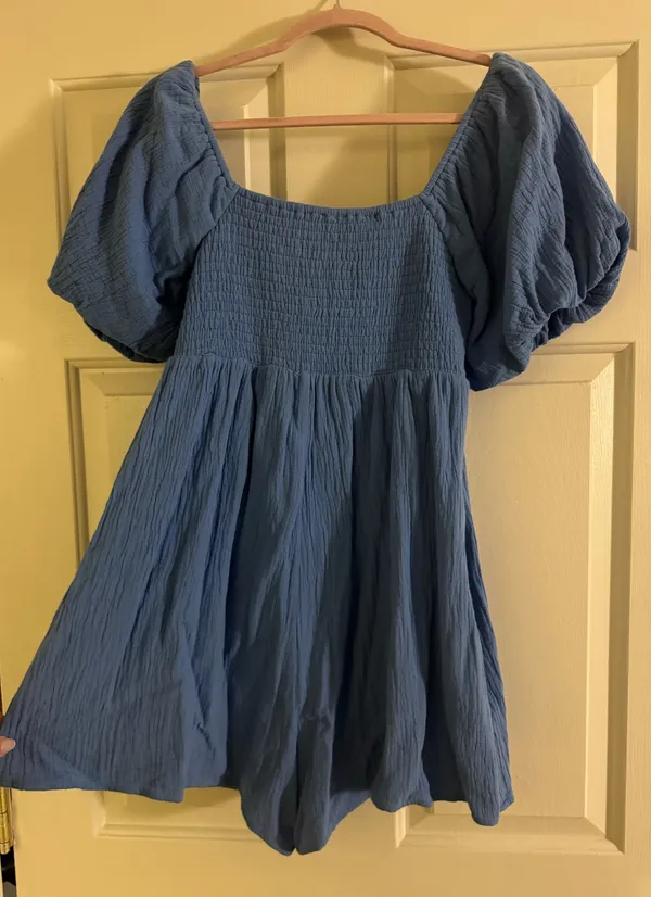BOUTIQUE BLUE ROMPER - Image 4