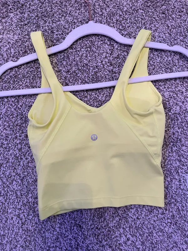 Lululemon Neon Yellow Align Tank - Image 2