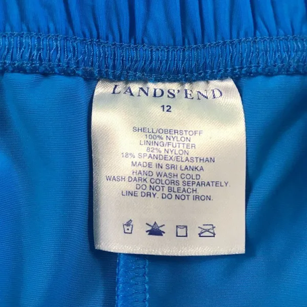 Land's End Blue Cargo Shorts Women 12 - Image 4