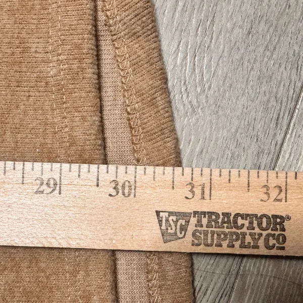 ZARA Camel Knit Sweater Crew Neck Short Sleeve A-Line Dress‎ Size Small S - Image 5