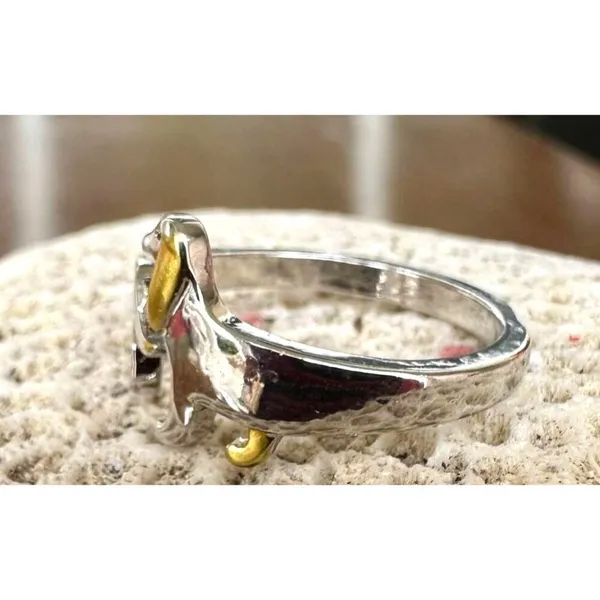 Handmade Dachshund Ring Pinkie Pull Apart Doxie Dog Rescue Metals Weiner Doxie We… - Image 9