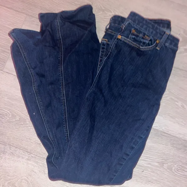 7 For All Mankind Dark Blue Jeans - Image 2