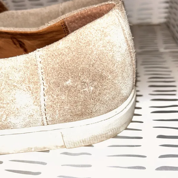 Frye Gemma Tassel Slip On Ash Suede‎ Leather Loafer Sneakers Womens 8.5M Boho - Image 3