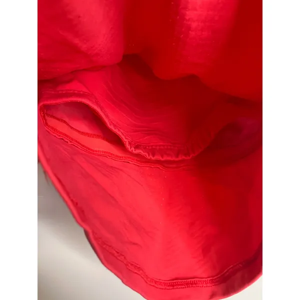 The North Face Tank Top Womens Medium Red Excellent FlashDry V-Neck Racerback - Image 7