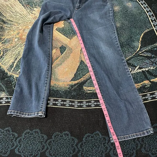 Lauren Ralph Lauren Straight Jeans 10 Stretch Mid‑Rise Ankle Streetwear Denim - Image 11