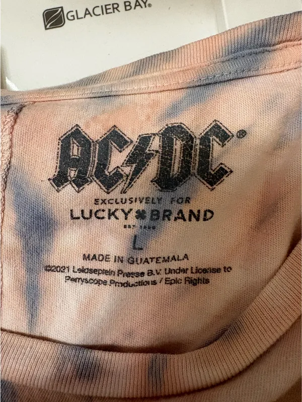 AC/DC Highway Lucky Brand to Hell Tee Shirt  - Image 8