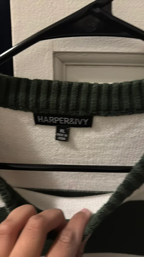harper and ivy sweater Green Size XL - Image 3