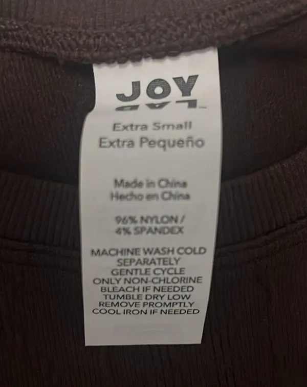 JoyLab cropped workout top - Image 2