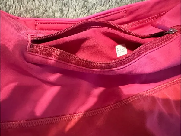 lululemon athletica pinkish red speed up HR 4 inch Athletic Shorts - Image 3