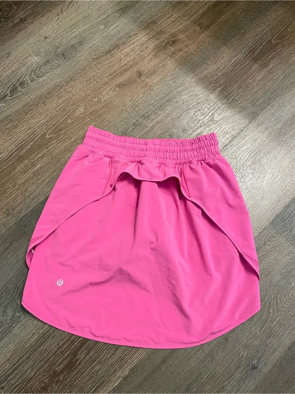 lululemon athletica Hotty Hot High-Rise Skirt Pink Athletic Skort Size 4 - Image 3