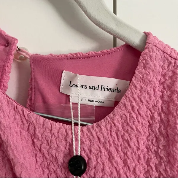 Lovers & Friends Revolve Lavallette Mini Dress in Bubblegum Pink - Image 5