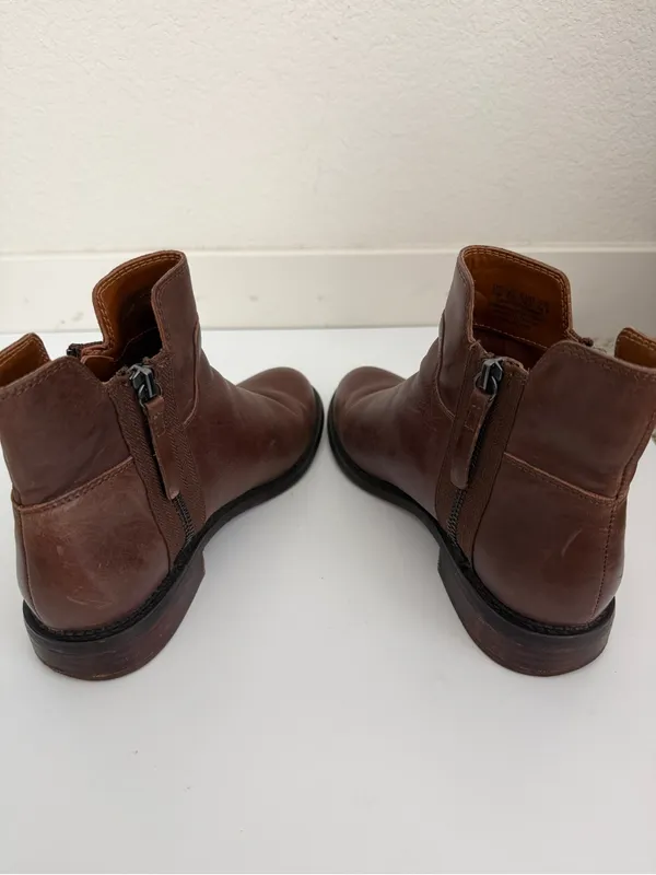 Franco Sarto Zip Up Booties Ankle Boots Womens 7.5 - Image 4
