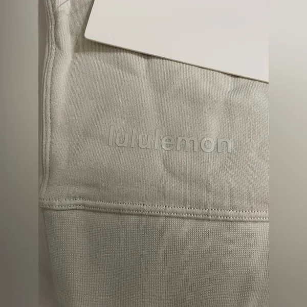 Lululemon NWT Perfectly Oversized Crewneck Sweatshirt Pullover Bone 6 graphic - Image 6