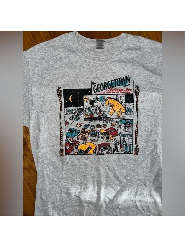 Gildan Georgetown Drive-In Indiana Unisex Tshirt - Image 5