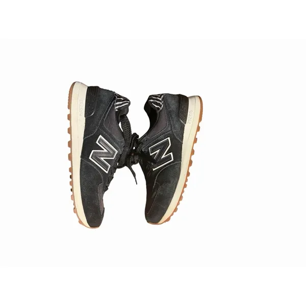 New Balance Shoes Mens 7.5 Women’s Classic Suede Running Sneakers WL574XB2 Black - Image 6