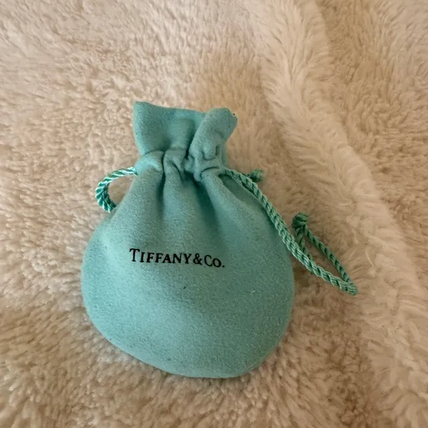 Tiffany & Co authentic blue suede bag - Image 2