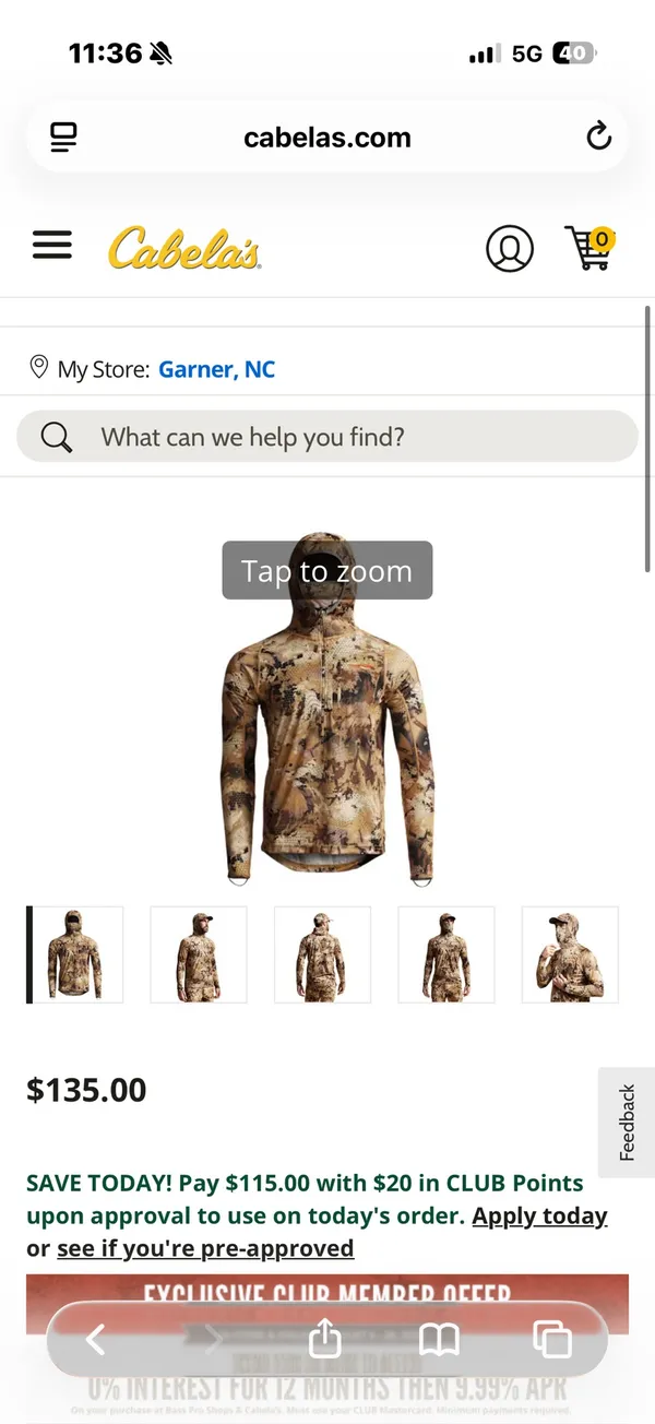 Sitka pullover Brown Size M - Image 2