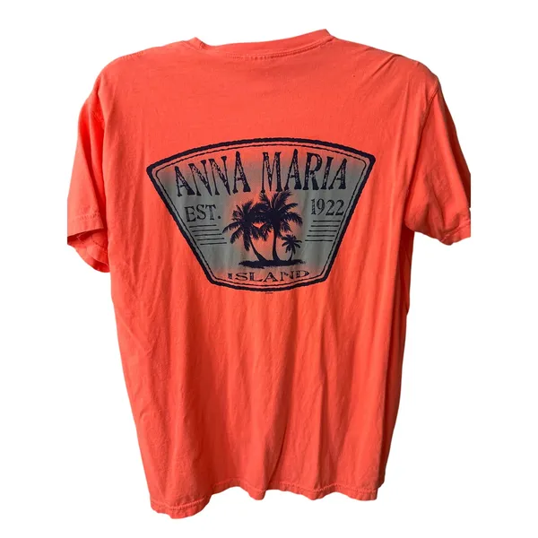 Comfort Colors‎ Coral Anna Maria Island Size Medium T-shirt - Image 3