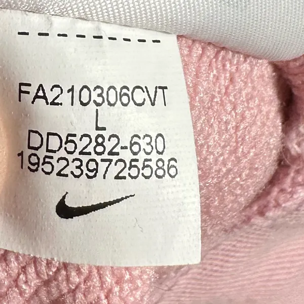 Nike Dri-FIT Get Fit Fleece‎ Crew Sweatshirt Womens L Pink DD5282-630 - Image 10