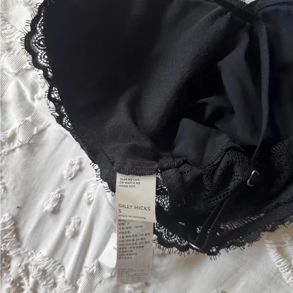 Gilly Hicks Black Lace Bralette Corset Top - Image 6