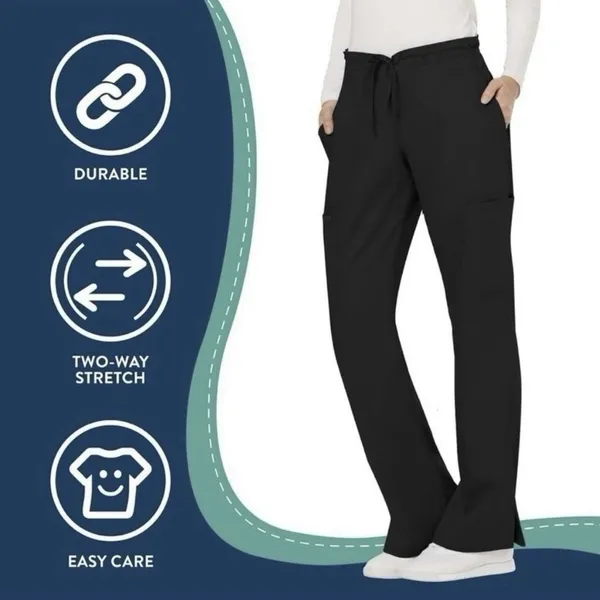 NEW Cherokee Workwear Black Scrub‎ Pants Medical Career Comfort Stretch LT - Image 7