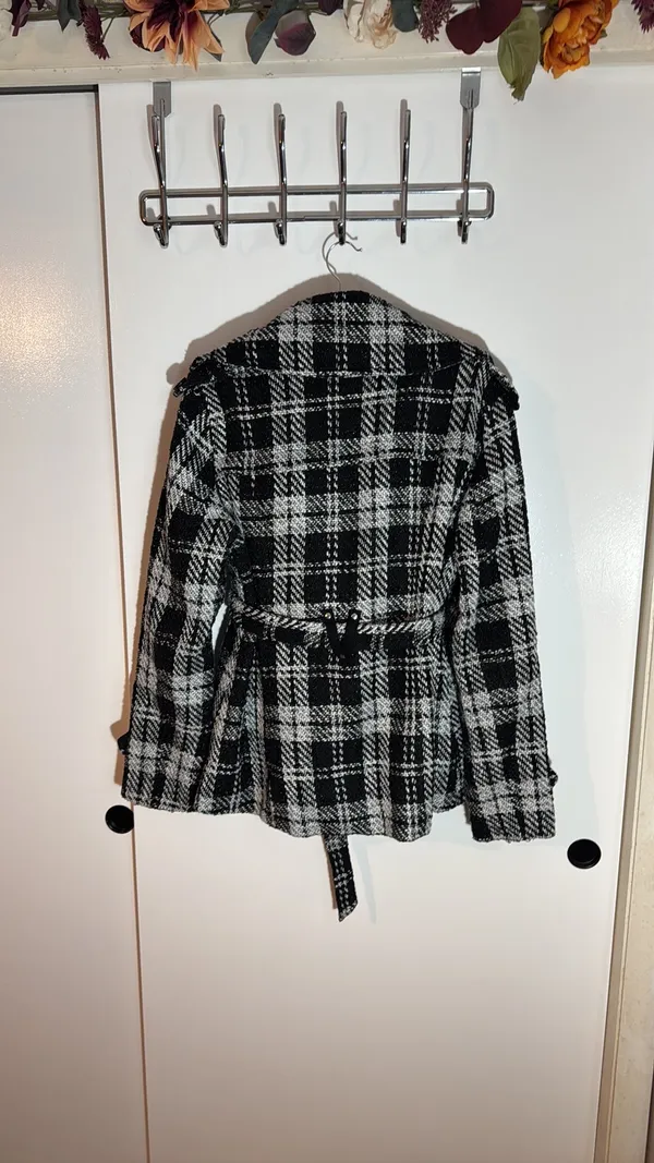 Maurice’s Black & White Peacoat - Image 2