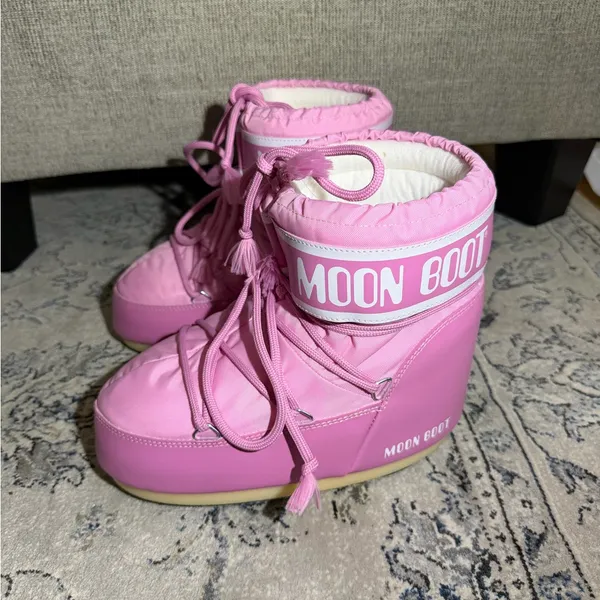 Moon Boot Icon Low Boot Pink Size 7 - Image 7