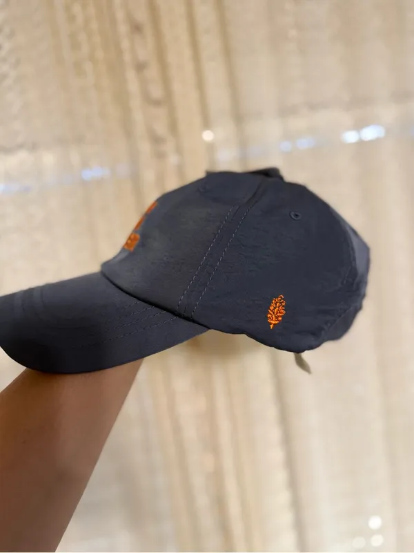 FP Movement by Free People Navy Baseball Cap with Orange Embroidery - Image 3
