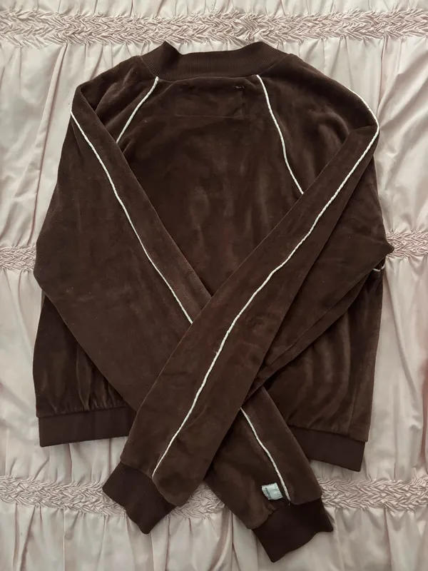 RSQ brown velour jacket - Image 2