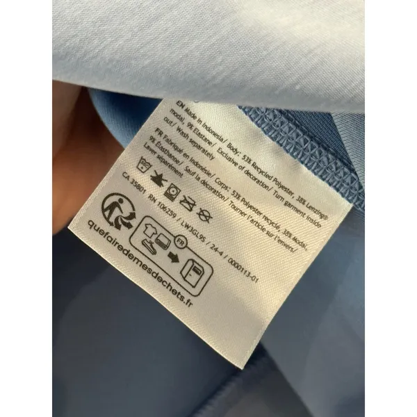 Lululemon Perfectly Oversized Crew Pullover Womens 10 Blue LW3GL9S Athleisure - Image 2