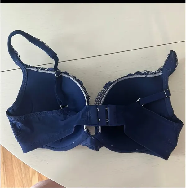 Body by Victoria Victoria’s Secret lace push up bra dark blue 34D - Image 2