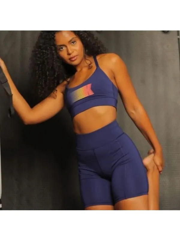 NWT Savage x Fenty Band It Low-Impact Sports Bra & High Waist Bike Shorts Set S - Image 5