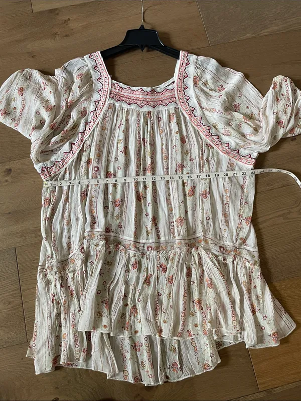 Free People Ivory Dance Magic Tunic Size Large - Image 15