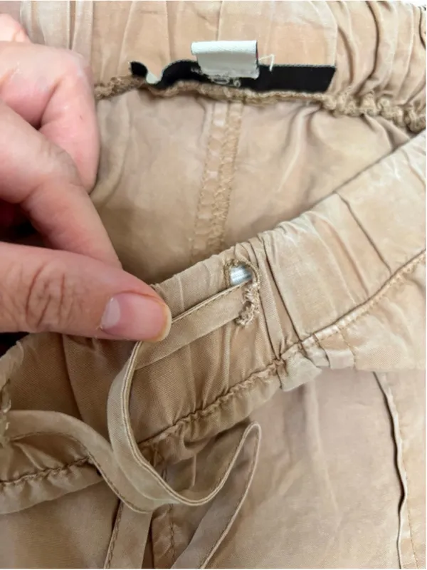Women's Thread & Supply Brown Cargo Pants S Tencel - Image 10