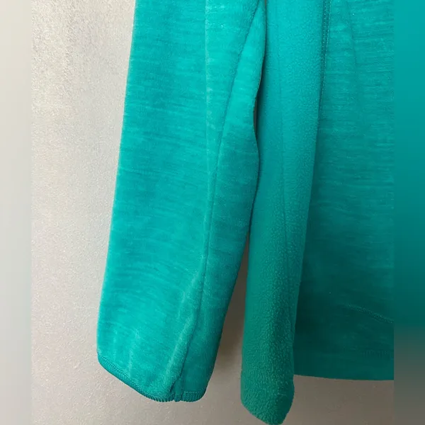 Columbia Teal Quarter-Zip Fleece Athletic Trail-Ready Comfort Gorpcore L - Image 4