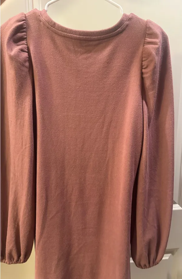 Nine West Pink/Mauve Long Sleeve Dress - Image 4