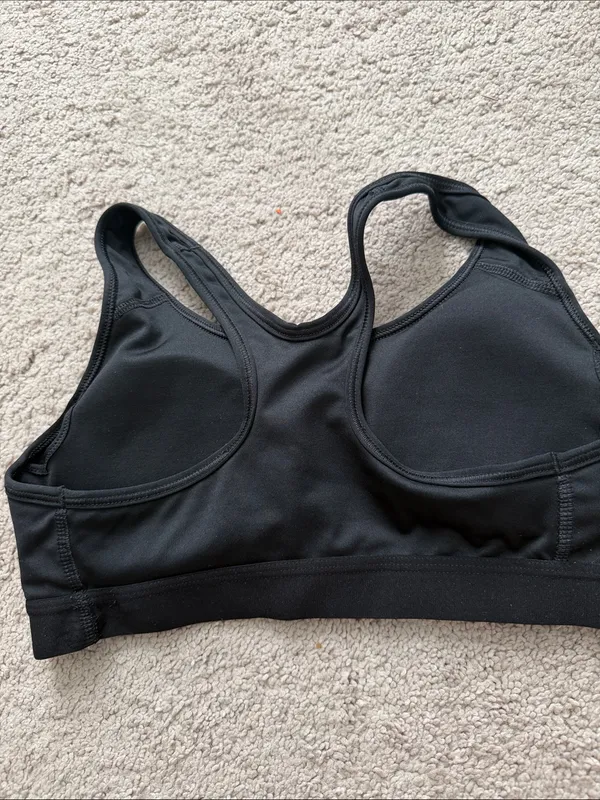 Nike Black Low-Impact Sports Bra with Racerback - Image 2