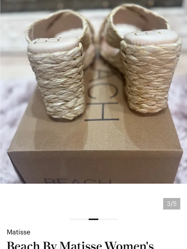 Beach By Matisse Bondi Woven Espadrille Wedge Sandal - Natural - Image 6