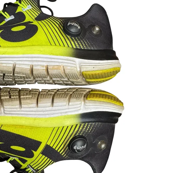 Reebok‎ Pump Shoes Womens Size 8 Yellow Black Running Athletic Sneakers M47886 - Image 7