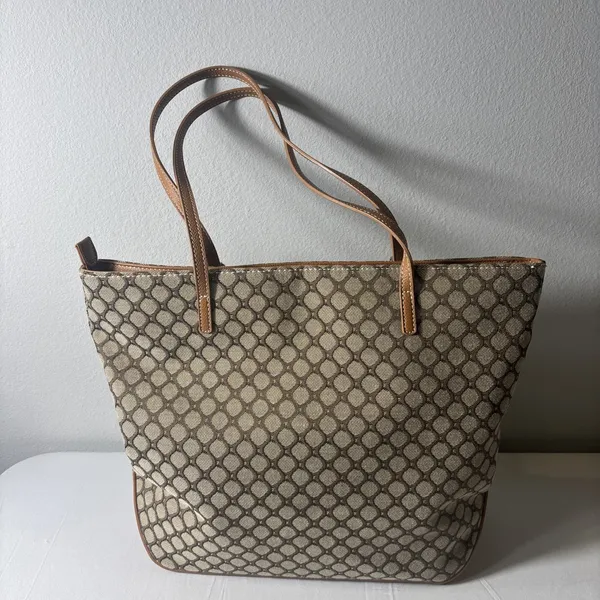 Nine‎ West Shoulder Handbag Tote Large Brown Purse - Image 4