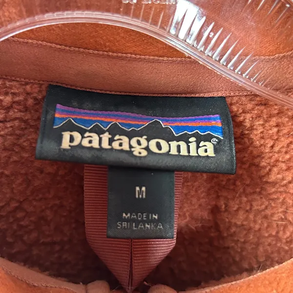 Patagonia Better Sweater 1/4 Zip Pullover Burnt Orange Heather Womens Medium‎ - Image 4