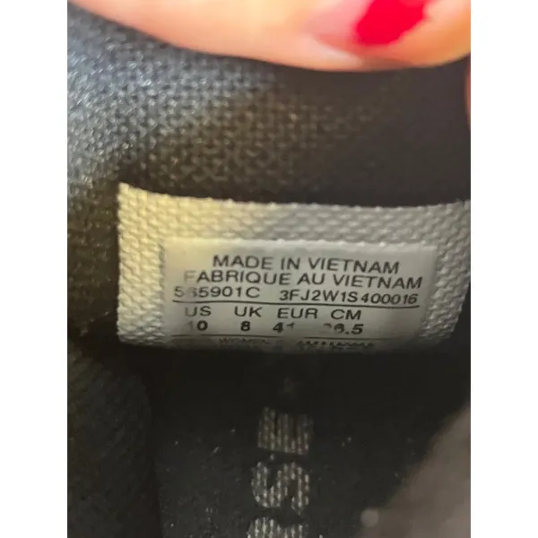 Converse Lugged High Top Sneakers Womens 10‎ Black Good Platform Canvas Lug Sole - Image 9