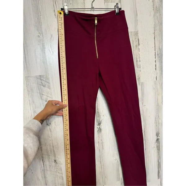 Burgundy leggings Red Size M - Image 7