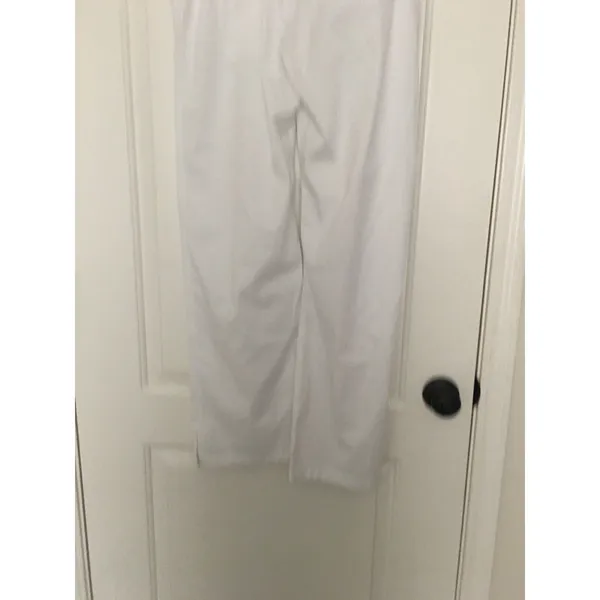 Med Couture Women's Scrub Pants Drawstring Nurse Medical Size Small White - Image 6