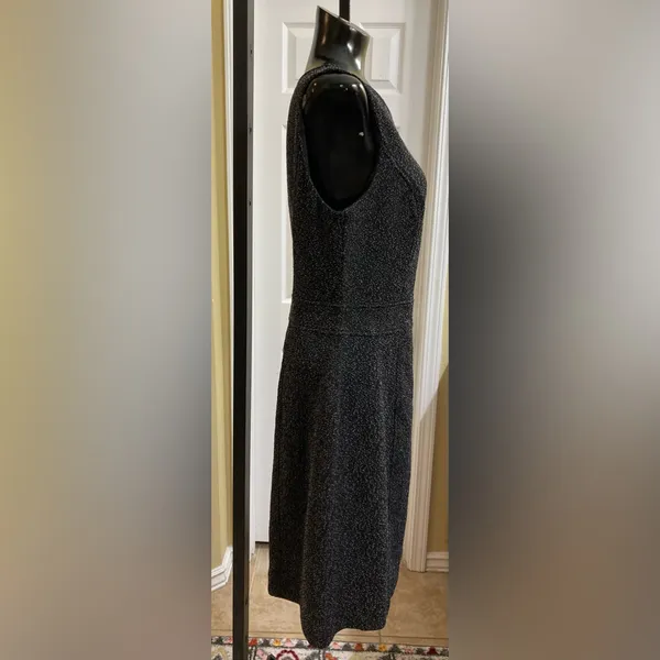 NEW KARL LAGERFELD Paris BLACK SHIFT DRESS - SIZE 12 - Image 5