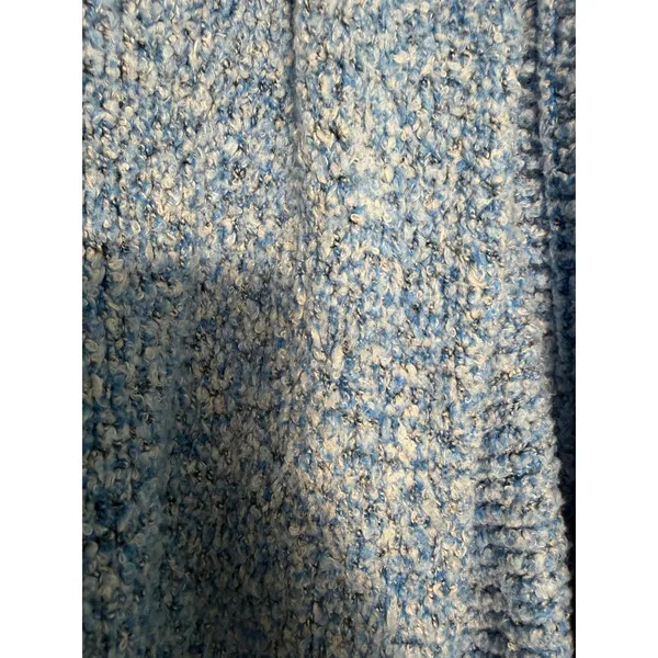 Free People BFF Big Blue Cardigan Sweater Oversized Slouchy Size Medium - Image 6