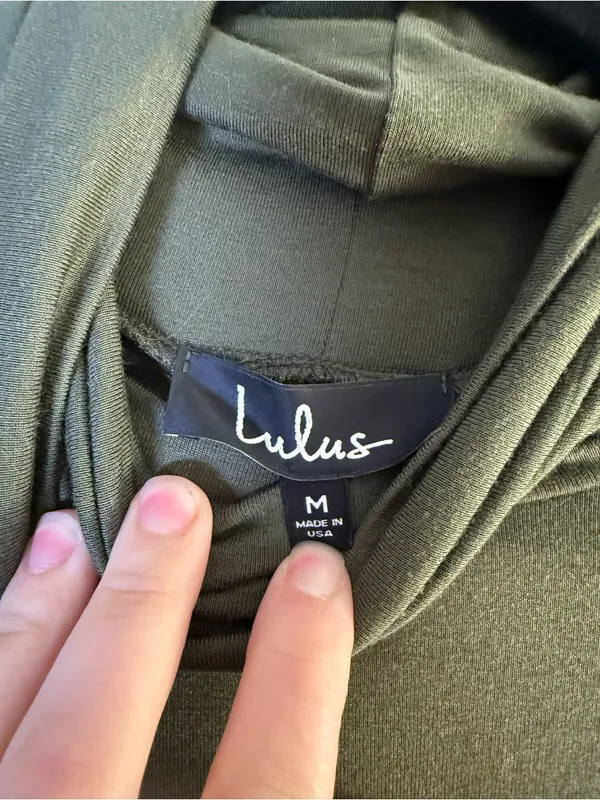 Lulu's Olive Green Turtleneck Swing Mini Dress - Image 7